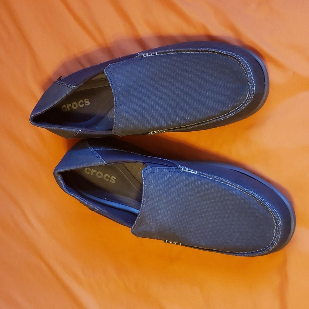 Men's Crocs Santa Cruz Loafers Slip On Shoes